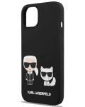 Калъф Karl Lagerfeld - MS Karl and Choupette, iPhone 14 Plus, черен - 5t